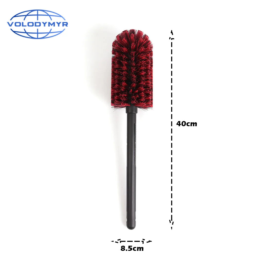 Car Wheel Brush Rim Cleaner with Long Handle for Car Wash Cleaning Detailing Tools Clean Carwash Washing Car Accessories