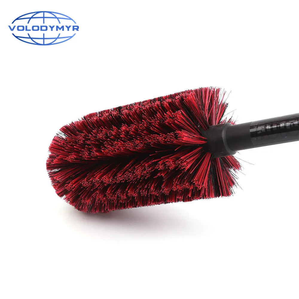 Car Wheel Brush Rim Cleaner with Long Handle for Car Wash Cleaning Detailing Tools Clean Carwash Washing Car Accessories