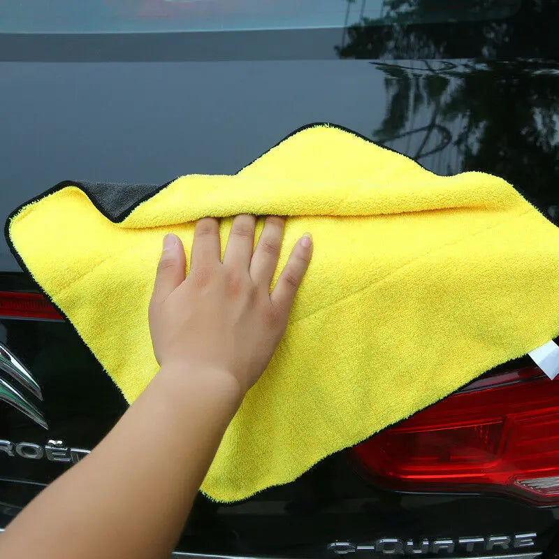 Car Cleaning Towel Washing Cloth Dry Microfiber Ultra Absorbent Soft Care Clothes 30cm