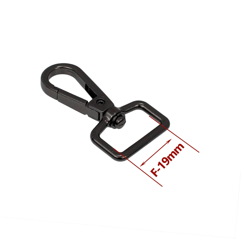50Pcs Metal Swivel Leather Bag Handbag Purse Shoulder Strap Belt Clip Trigger Buckle Keychain Key Ring Dog Chain Collar Clasp