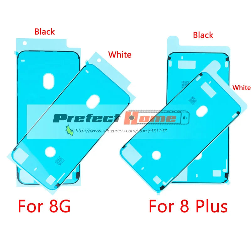 2Pcs Waterproof Sticker for iPhone 7 8 Plus X XR XS XS 11 12 13 14 15 16 Pro Max Mini Adhesive Pre-Cut LCD Screen Frame Tape