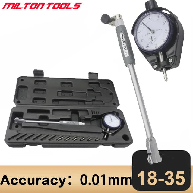 18-35mm 35-50mm 50-160mm/0.01mm Dial Bore Gauge Center Ring Dial Indicator Micrometer Gauges Measuring Tools