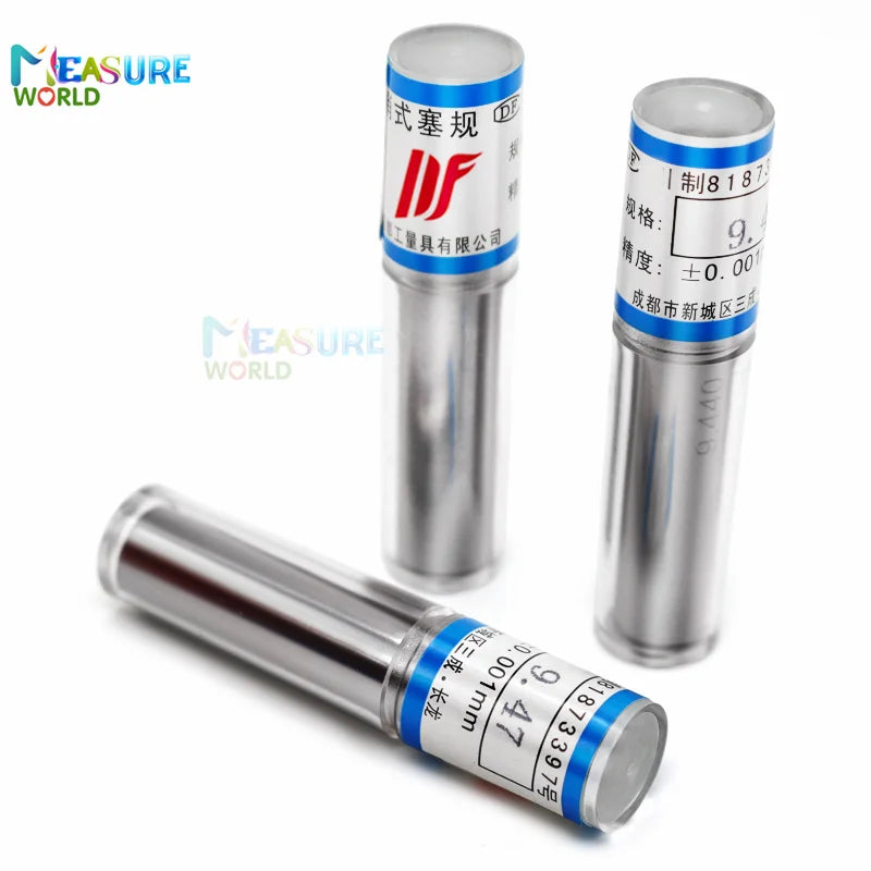 10pcs/lot Pin gauge Smooth Plug Gauge Hole Gauge size 0.5-5.99mm 6-9.99mm step 0.01mm Cylindrical Pin Gage Gauge Measuring Tool