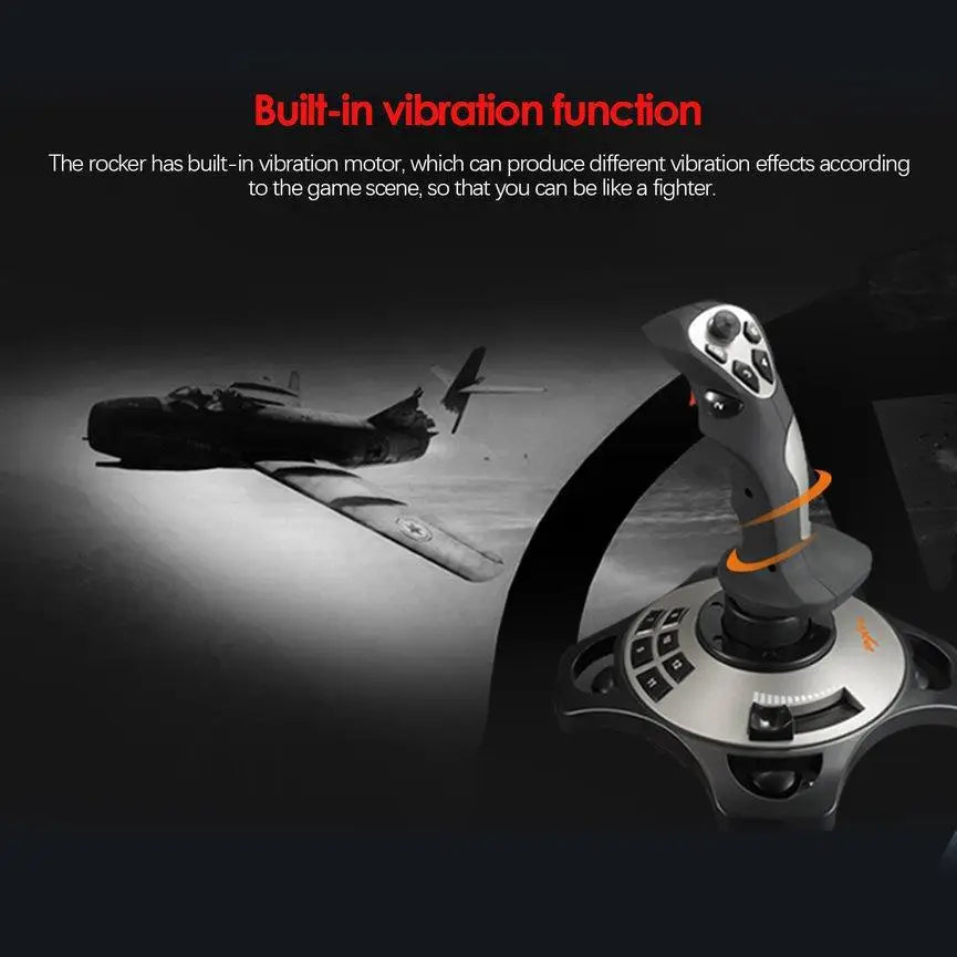 2023.For PXN-2113 Flight Simulator Gamepad Vibration Controller USB Wired Gaming Joystick Joypad For PC/Desktop Game Accessories