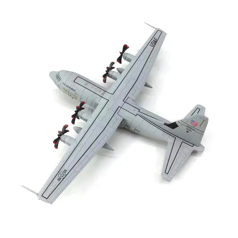 1: 200 US C-130J transport aircraft model Alloy Collection Model