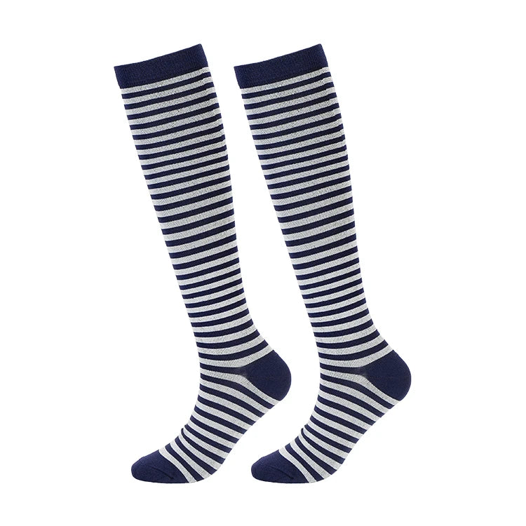 Compression Socks For Women & Men Circulation Compression Socks Knee High Best For Running,Medical,Nurse,Travel,Cycling,Diabetes
