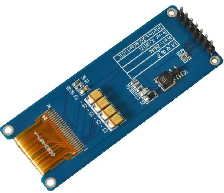 maithoga IPS 2.08 inch 7PIN White/Blue OLED Screen Module SH1122 Drive IC 256*64 SPI/IIC Interface