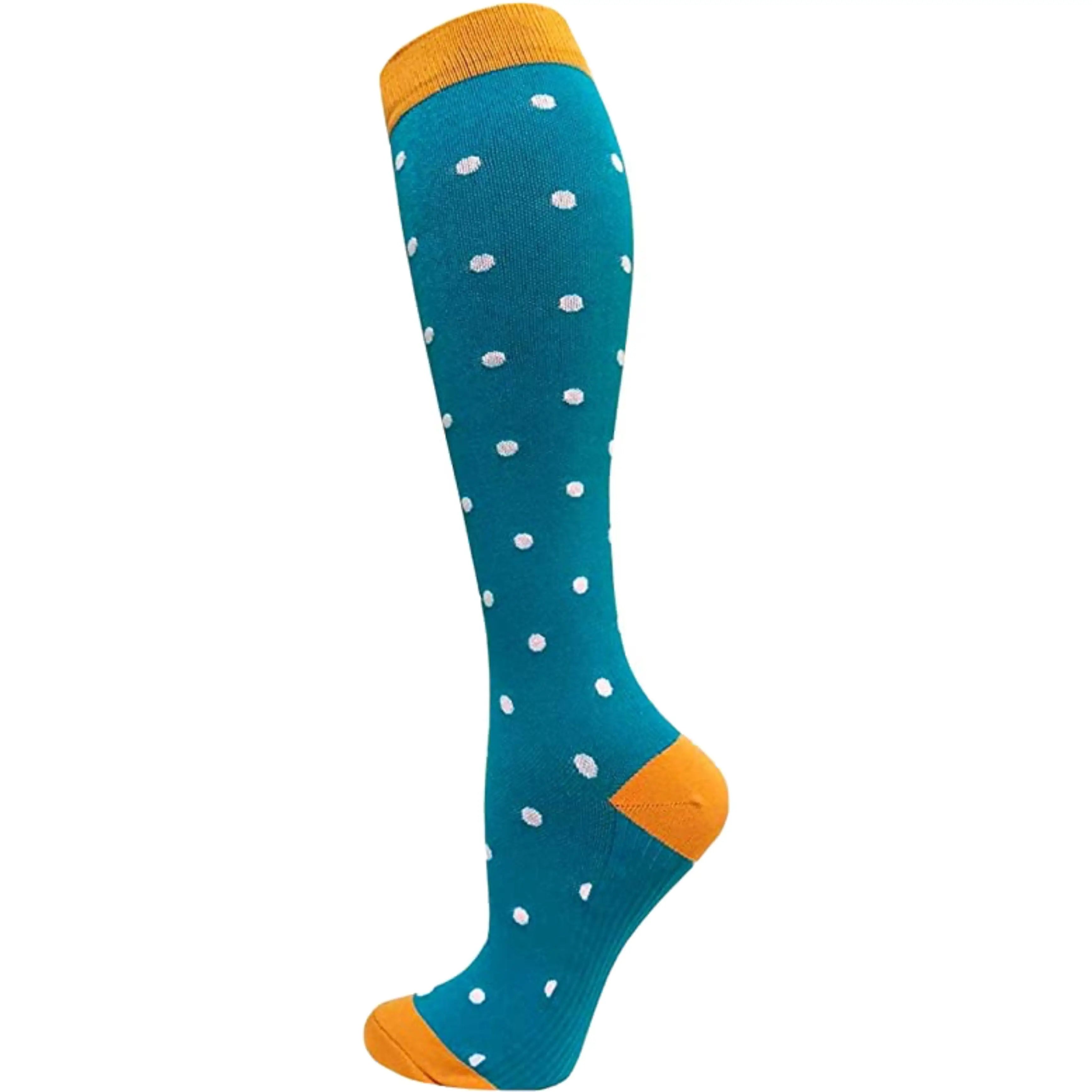 New Compression Socks Fit for Nurse Doctor Varicose Veins Edema Diabetes Travel Flight Hiking Recovery Running Fitness Socks