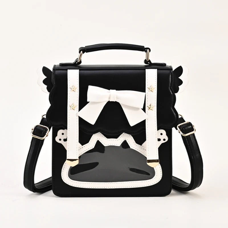 Fashion Ita Bags Luxury Leather Japanese Lolita Girls Crossbody Messenger Bag Lady Uniform Shoulder Handbag School Backpack