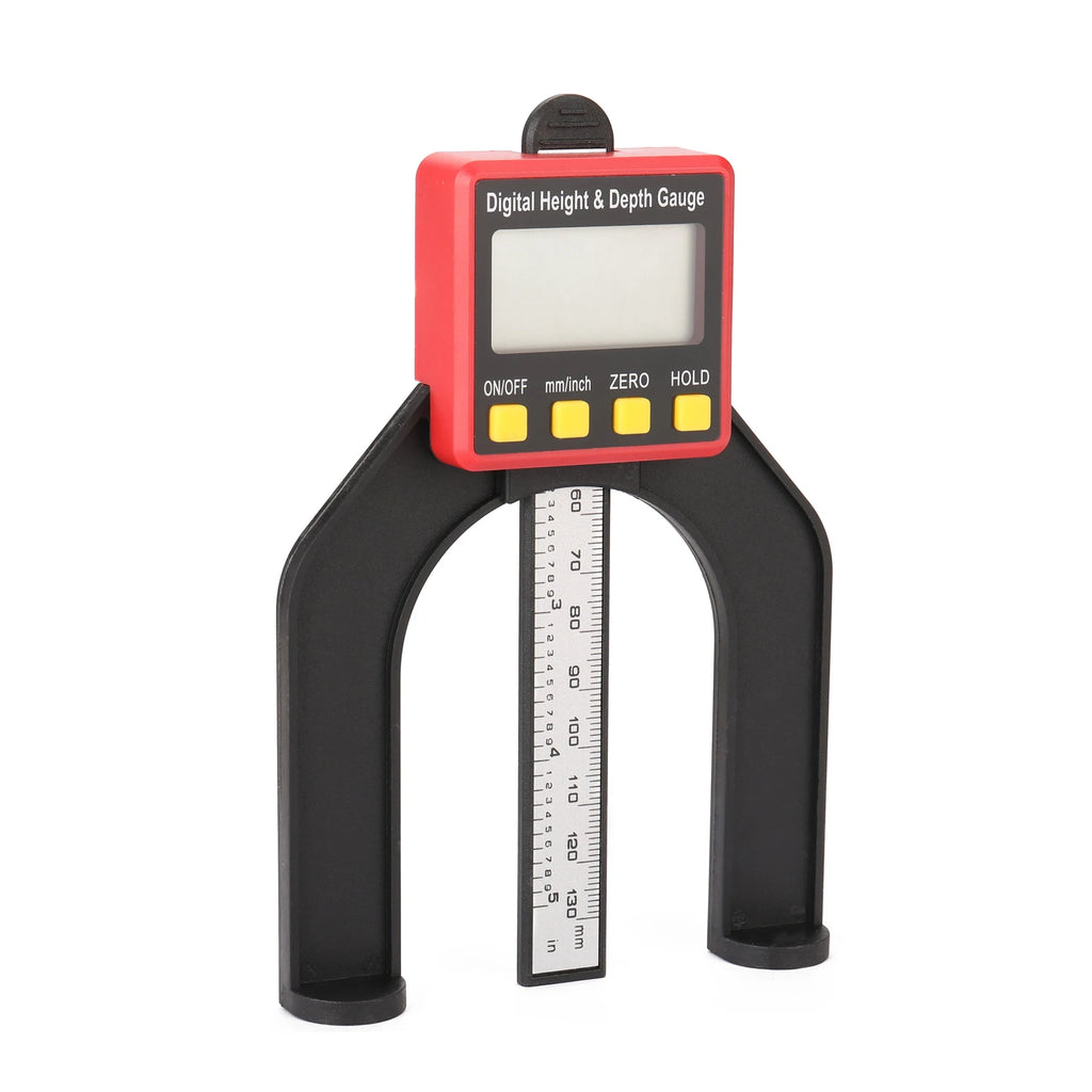 Height Depth Counting Meter Woodworking Depth Gauge Altimeter Ruler Digital Caliper Tool Wood Working Measuring Tools