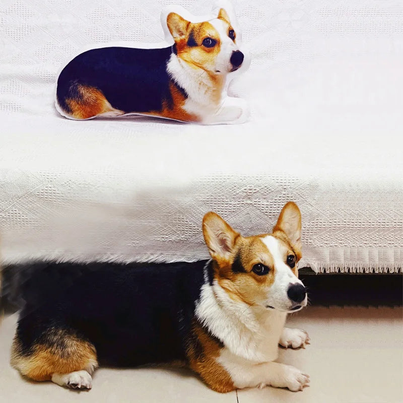 Personalized Photo DIY Pet Cushion Stuffed Animal Pillow Custom Dog Cat Picture Cushion Mother's Day Gift Loss Memorial Gift