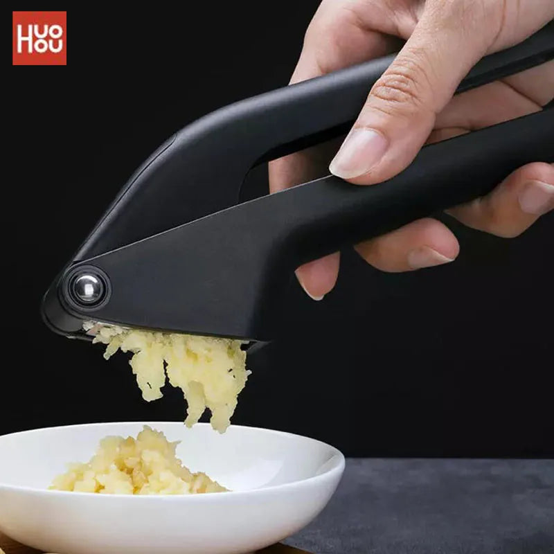 Original HUOHOU Kitchen Garlic Presser Manual Garlic Crusher Kitchen Tool Micer Cutter Squeeze Tool Fruit & Vegetable