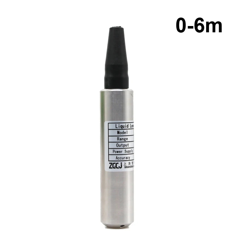 Water level sensor 24VDC 1m 2m 3m 4m 5m 6m 7m 8m 9m 10m 15m 4-20mA DC water depth transmitter