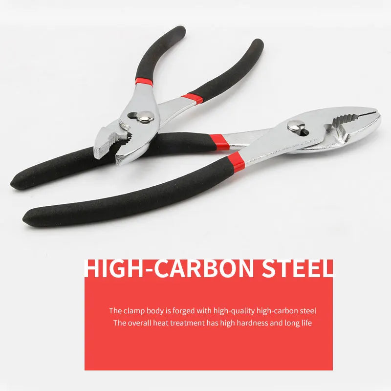 Carp pliers Slip Joint Plier 1pcs Adjustable automobile Repair Tool Big Mouth Fish Tail Pliers Slipper Pliers 6" 8" 10"