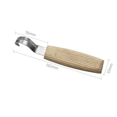 Wood Carving Cutter Hand Tool Set Hand Chisel DIY Wood Carving Knife Chip Knives High Strength Hooked Woodcut Art Craft Tool