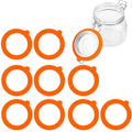 10pc Replacement Rubber Gasket Seal Glass Jar Seal Sealing Ring Silicone Gasket For Clip Top Storage Container Mason Jar Canning