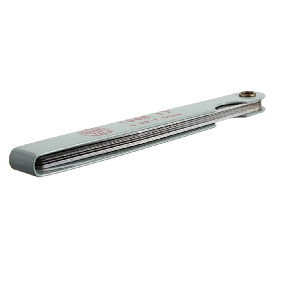 0.02 To 1mm 17 Blade Thickness Gap Metric Filler Feeler Gauge Measure Tool For Feeler Gauge Valve Shim Use