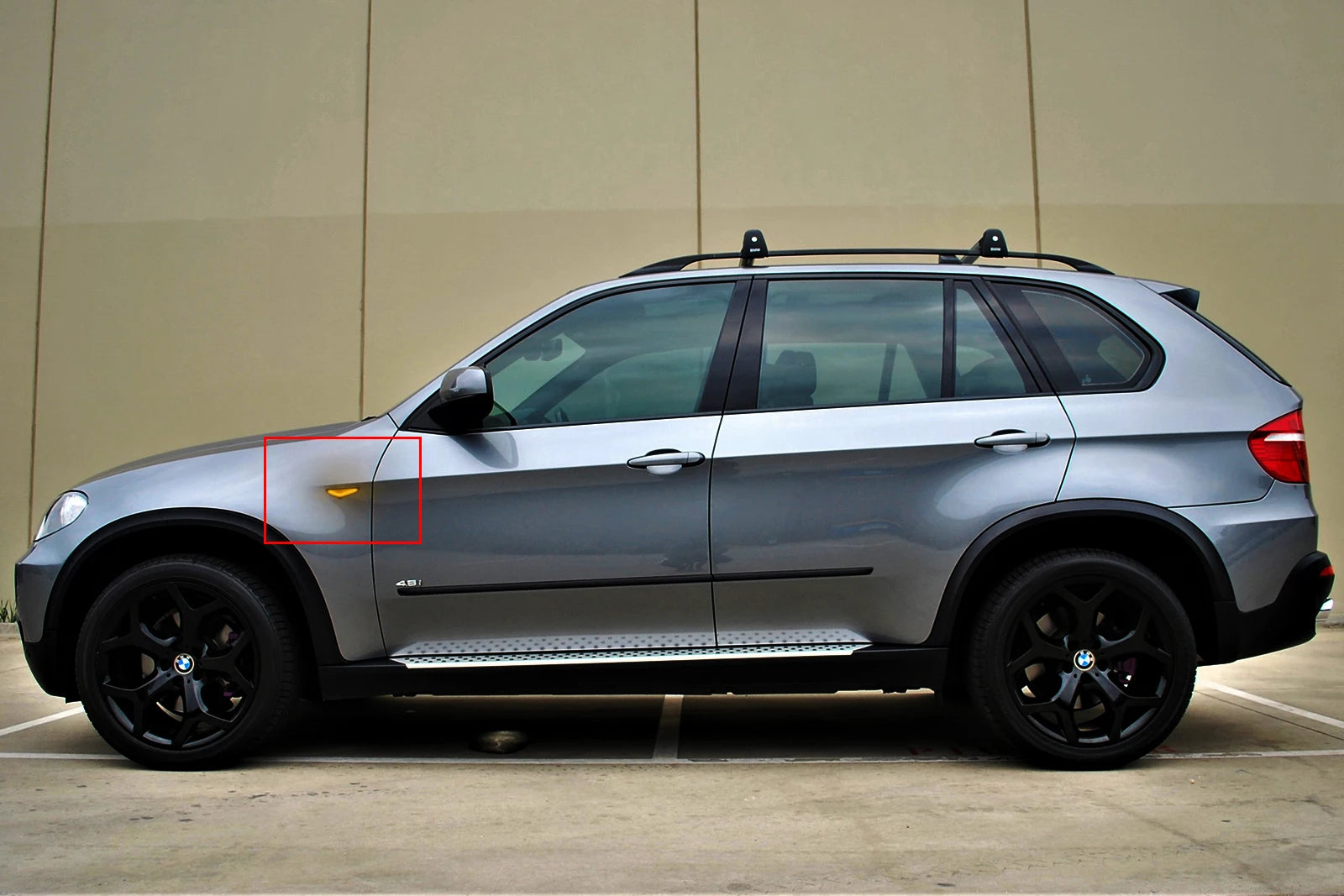 ANGRONG 2x For BMW X5 X3 X6 F25 E70 E72 Dynamic LED Side Marker Repeater Light Canbus