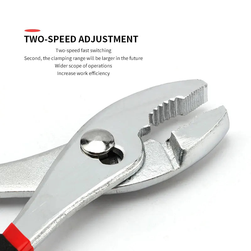 Carp pliers Slip Joint Plier 1pcs Adjustable automobile Repair Tool Big Mouth Fish Tail Pliers Slipper Pliers 6" 8" 10"