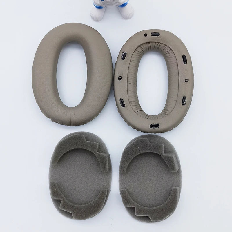 Replacement Ear Pads and Cups with Clip Ring Cushions Pads Kit - for Sony WH1000XM2, MDR-1000X WH1000XM3 Headphones Earpads