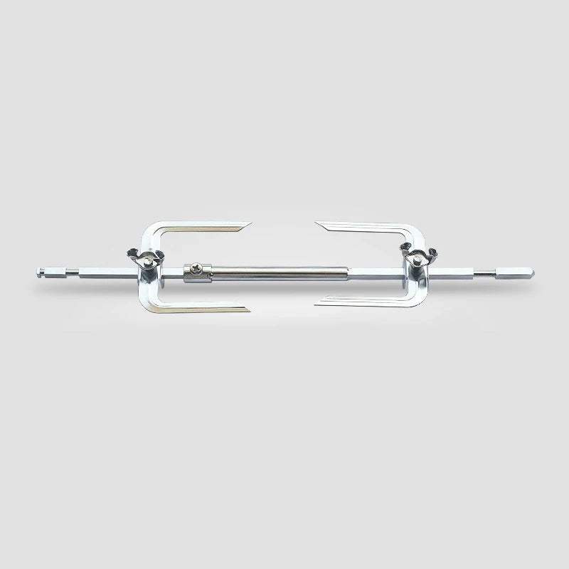 Scalable Steel Rotating Chicken Roasting Fork Grilled Chicken Fork Fryer Accessories Grill Tool for Rotisserie Oven Utensil 31CM