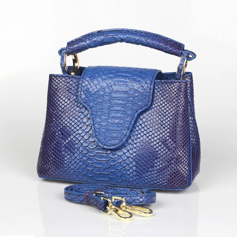 TOPHIGH Luxury Design Handbags For Women Ostrich/Snake/Crocodile Pattern Leather Shoulder Bags for Party Hot Sales Bolsas