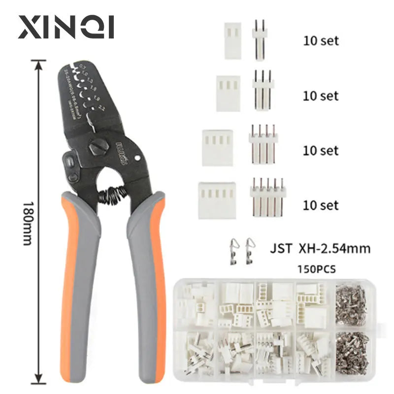 Crimping Tool Pliers JST XH-2.54 Crimping pliers for JST 2.54 2510 Connectors With Connector plug + needle +socket Header