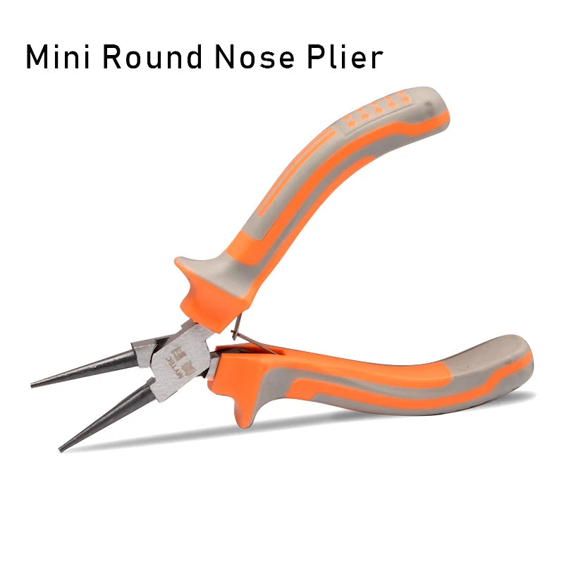 5" Professional Mini Pliers Set for Jewelry Making Craftsman Small Round Nose Needle Long Nose Multitool Pliers and Cutters