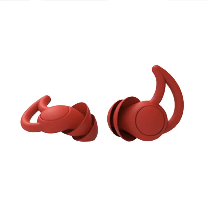 1Pair Soft Silicone Ear Plugs Tapered Noise Reduction Earplugs Sleep Sound Insulation Ear Protector 2/3 Layers