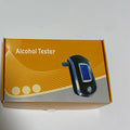 2024 New Digital Breath Alcohol Tester Mini Professional Police AT6000 Alcohol Tester Breath Drunk Driving Analyzer LCD Screen