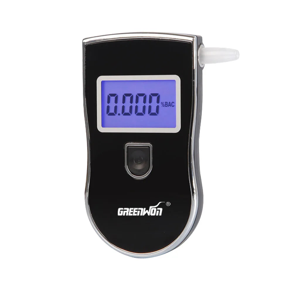 GREENWON Portable Digital LCD Breath Alcohol Tester Breathalyzer Analyzer Detector AT-818