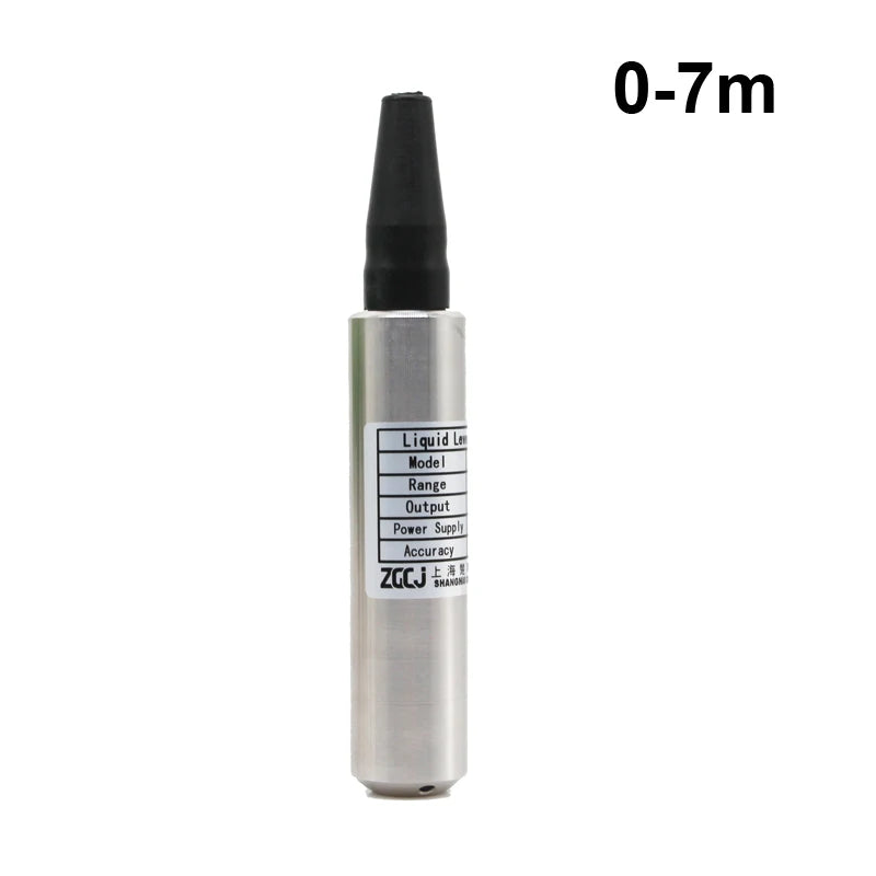 Water level sensor 24VDC 1m 2m 3m 4m 5m 6m 7m 8m 9m 10m 15m 4-20mA DC water depth transmitter