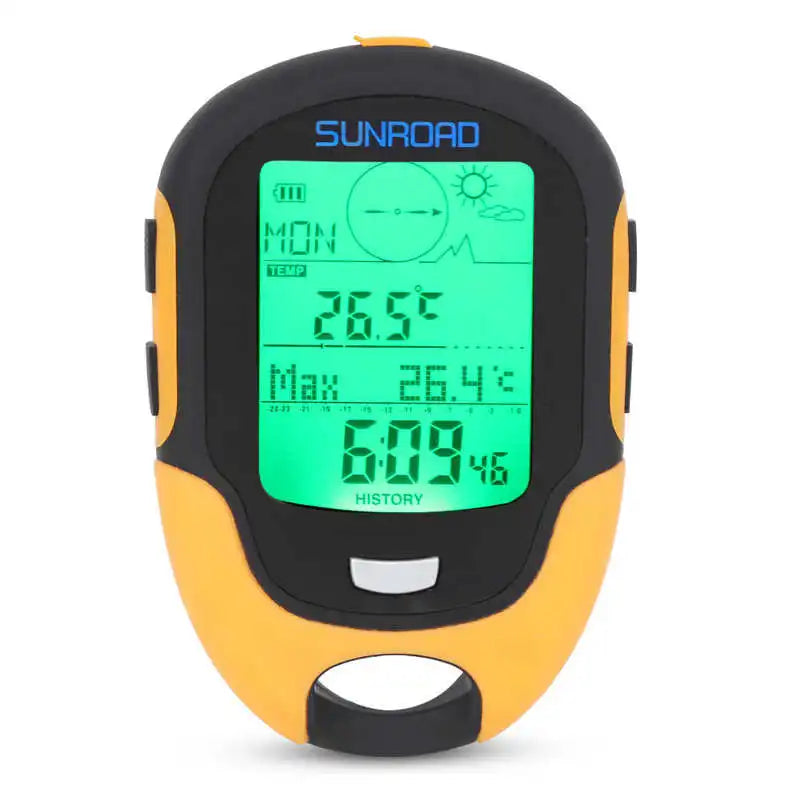 SUNROAD FR500 FR510 Handheld GPS Navigation  Receiver Portable Handheld Digital Altimeter Barometer Compass Locator