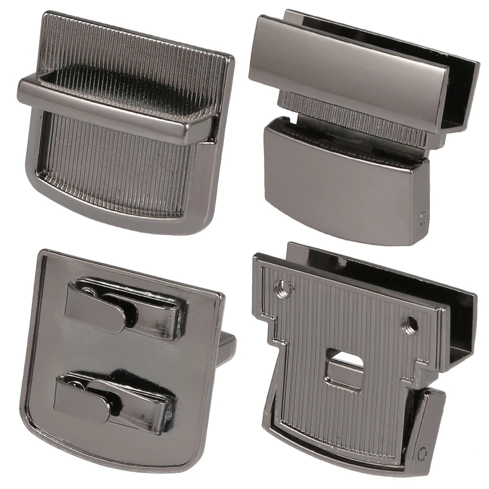 Metal Rectangle Press Lock Bag Case Buckle Clasp for Handbags Shoulder Bags Purse Women Diy Bag Accessories