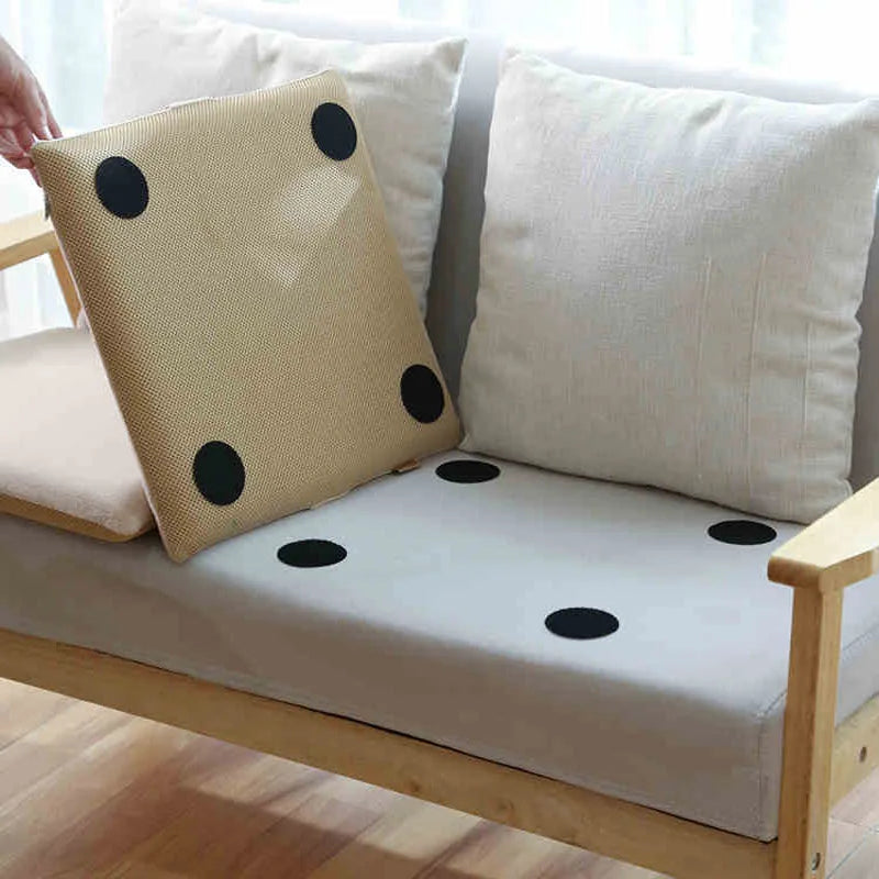 5/10 Pairs Carpet Non-slip Sticker Strong Anti-curling Sofa Cushion Fixer Carpet Gripper Self-adhesive Double-sided Stickers