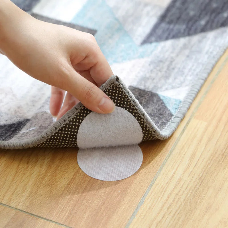 5/10 Pairs Carpet Non-slip Sticker Strong Anti-curling Sofa Cushion Fixer Carpet Gripper Self-adhesive Double-sided Stickers
