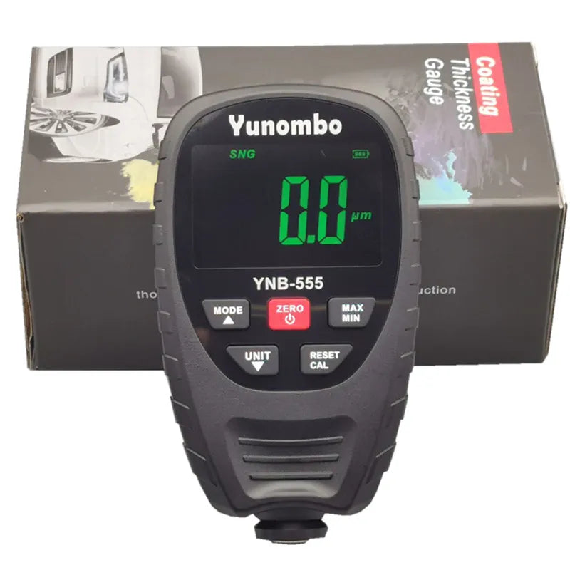 Yunombo YNB-555/YNB-555R Film Thickness Meter Car Galvanized Paint Thickness Gauge Coating Thickness Gauge