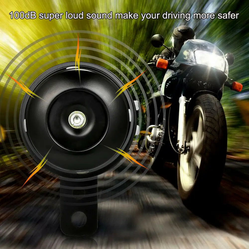 DC 12V Loud Snail Universal Electric Horn 110 dB For Car Truck Auto