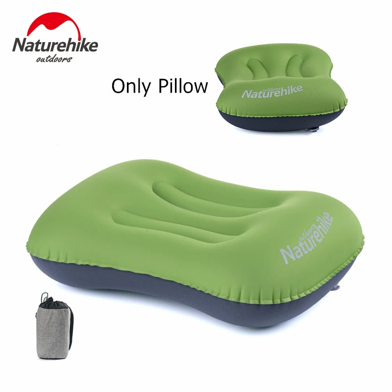 Naturehike Inflatable Pillows Ultralight Camping Pillow Portable Neck Inflatable Seat Travel Pillow Hiking Sleeping Air Pillow