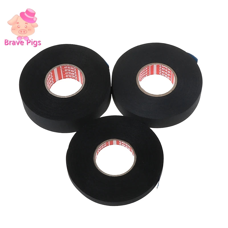 1Pc Tesa 51036 Adhesive Cloth Tape Fabric Wiring Loom Harness Length 25m
