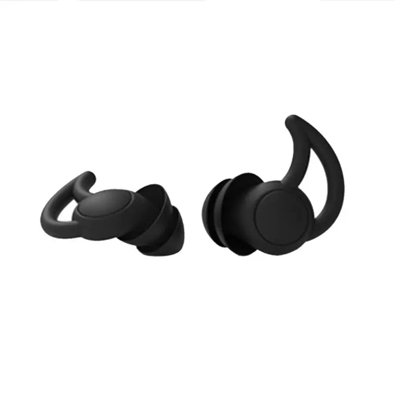 1Pair Soft Silicone Ear Plugs Tapered Noise Reduction Earplugs Sleep Sound Insulation Ear Protector 2/3 Layers