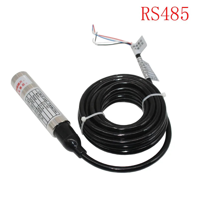 Submersible type liquid level sensor 4-20mA 0-5V 0-10V RS485 output 1m 2m 3m 4m 5m 6m 7m 8m 9m 10m 15m water level transmitter