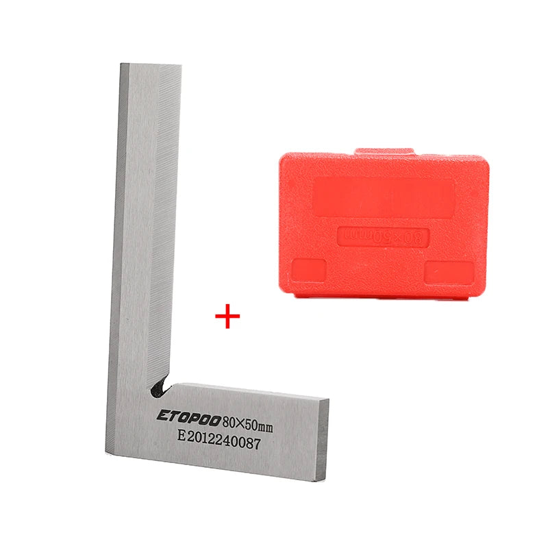63x40 80x50 125x80  Precision Knife Edge Square Ruler 90 Degree Right Angle Ruler Engineer MeasuringTool