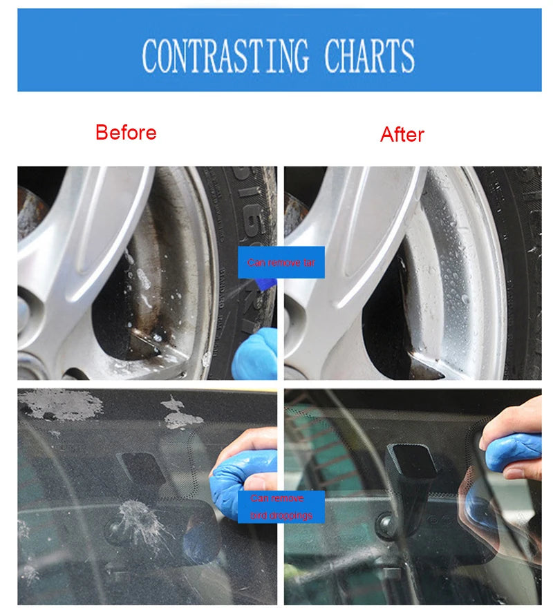 1pc Universal Auto Care Magic Car truck Clean Clay Bar Auto Detailing Cleaner Car Washer Blue For BMW BENZ AUDI SEAT LADA VW ETC
