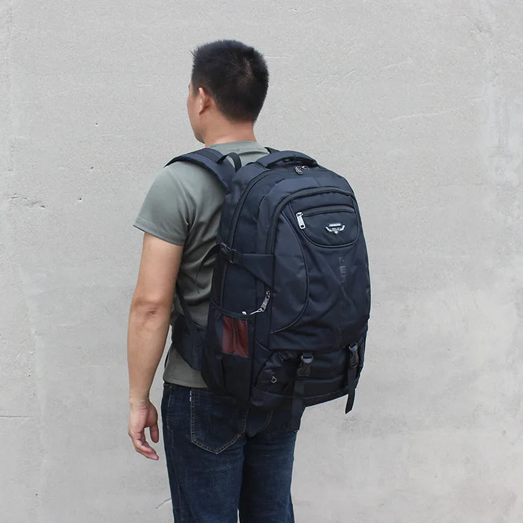 Outdoor 70L Large Capacity Wear Resistance Waterproof Backpack Men Women Trekking Camping Mountaineering Travel Luggage Bag