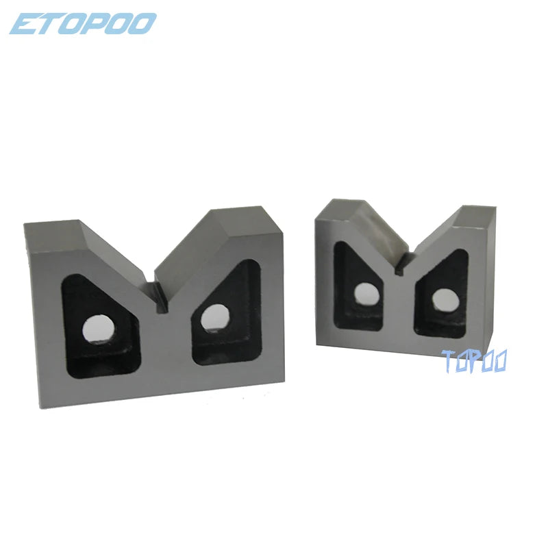1pc 4" Cast Iron V-Blocks Ground B type V iron 90 Degree 4inch V-frame gauge