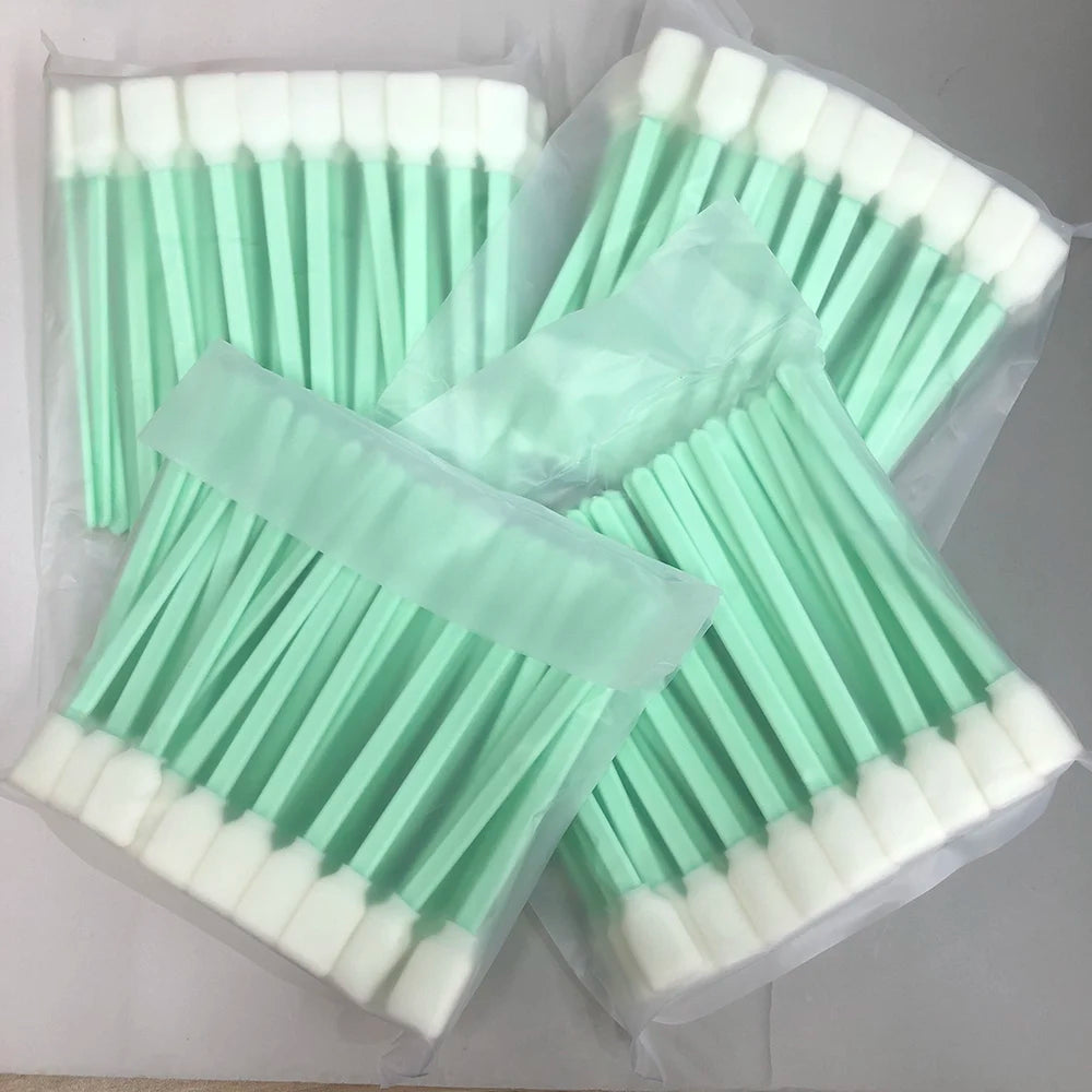 500PCS Cleaning Sponge For Epson Roland Mimaki Mutoh All Large Format Solvent And Water Base Printer Printhead Cleaning