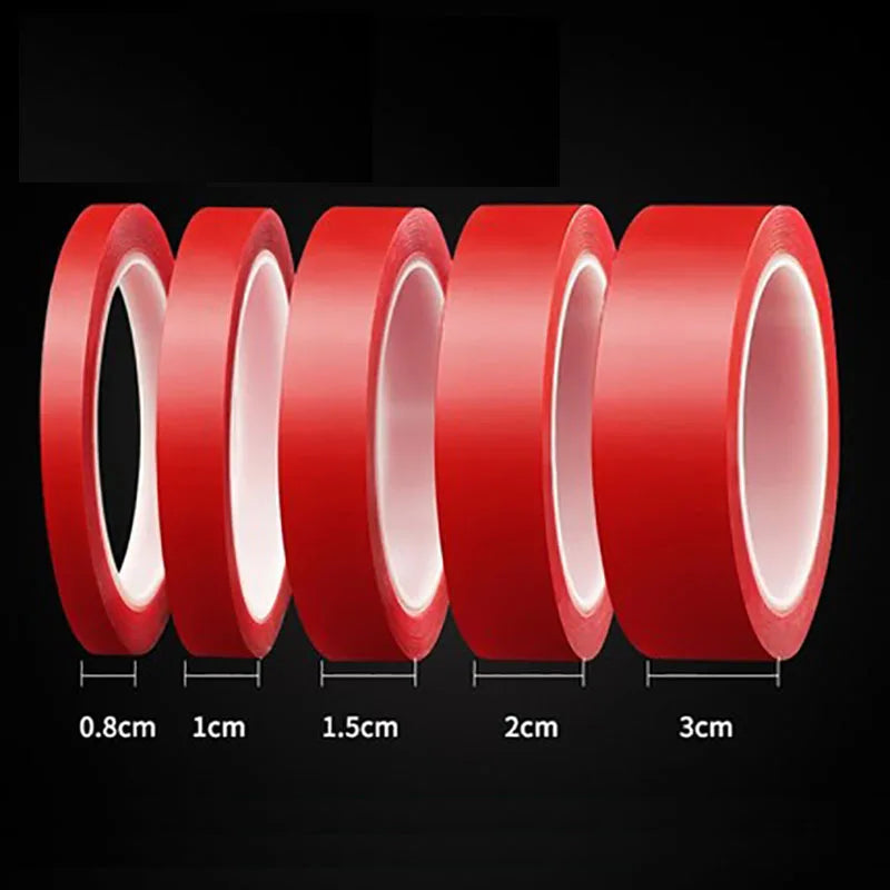 Double-Sided Tape 3m/9.84feet Nano Tape 5/10/15/20mm Width Transparent Tape No Traces Washable Adhesive Traceless Sticker Glue