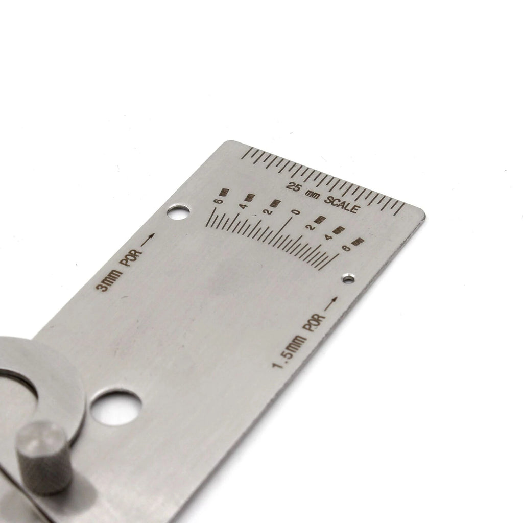 V-Wac Biting Edge Single Welding Gauge Undercut Welder Inspection Gage Metric MM