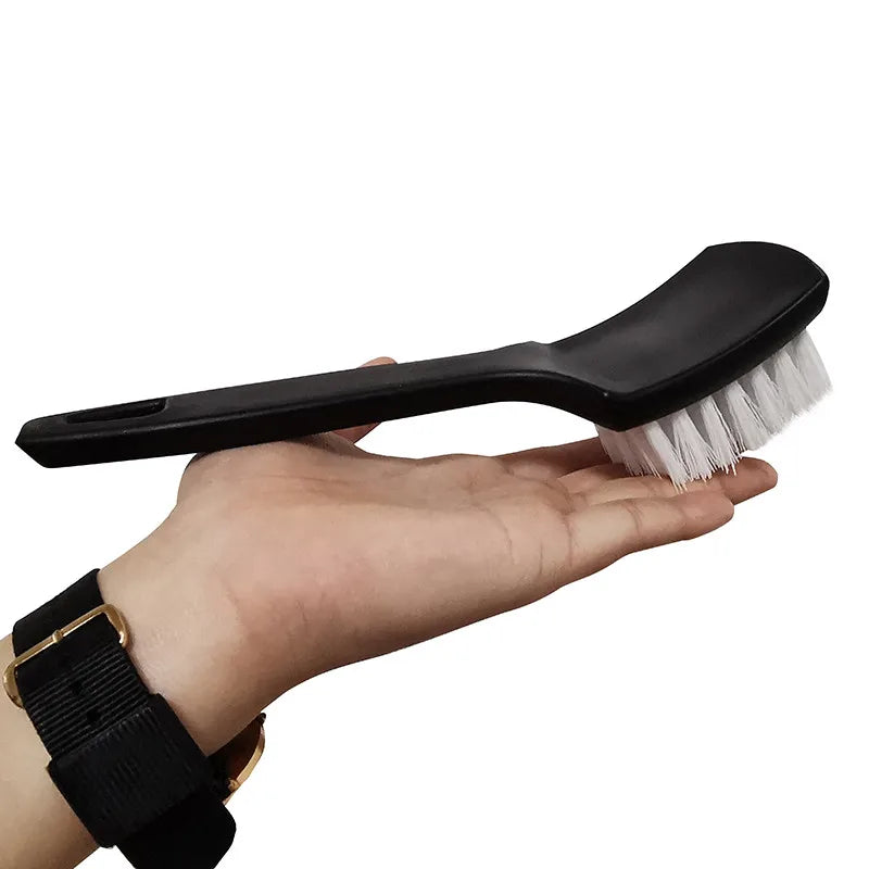 1 Pcs Car Tire Brush Multifunctional Car Wash Brush Filament Plastic Wheel Brush Stiff Brush Car Wax Brush Car Cleaning Tool